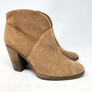 Vince Camuto FRANELL Brown Suede Booties size 8M